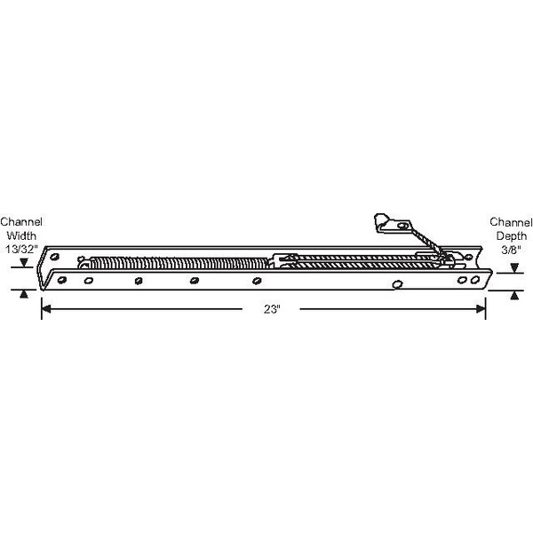 Strybuc 23in Channel Balance 3/8 Depth 64-223 - main
